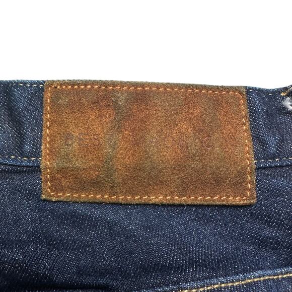 Best Made Co. | Men | Raw Selvedge Dark Wash Slim Straight Denim Jeans | 28x30 - Picture 11 of 13